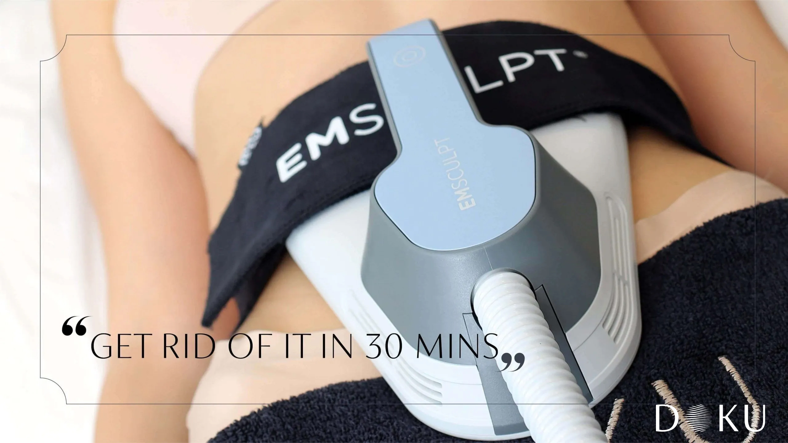 تعرف على Emsculpt!  صنع العضلات