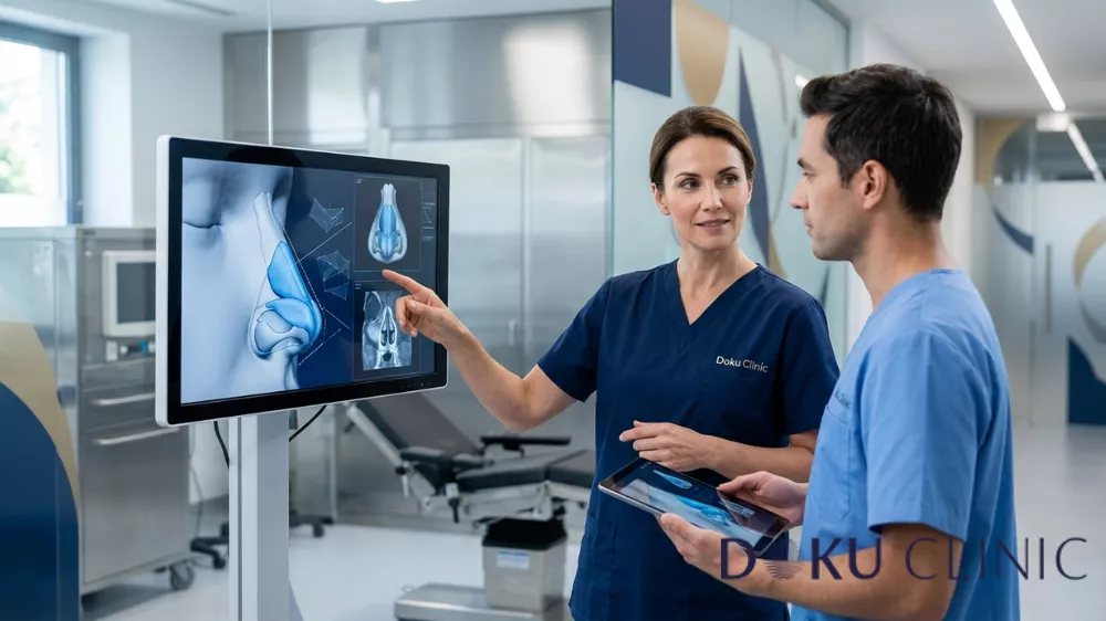 Nasen OP bei Knollennase: Nasenspitzenkorrektur in der Doku Clinic